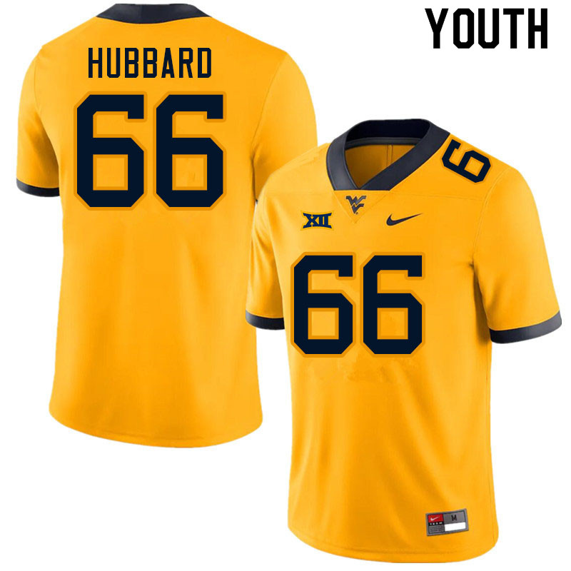 NCAA Youth Ja'Quay Hubbard West Virginia Mountaineers Gold #66 Nike Stitched Football College Authentic Jersey SS23K56XK